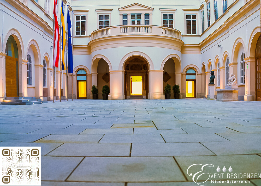 Der Innenhof des Palais Niederösterreich