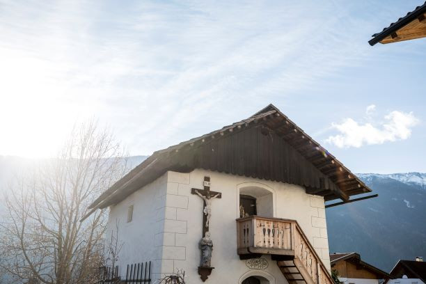 Kasten des Freilichtmuseums Oberlienz