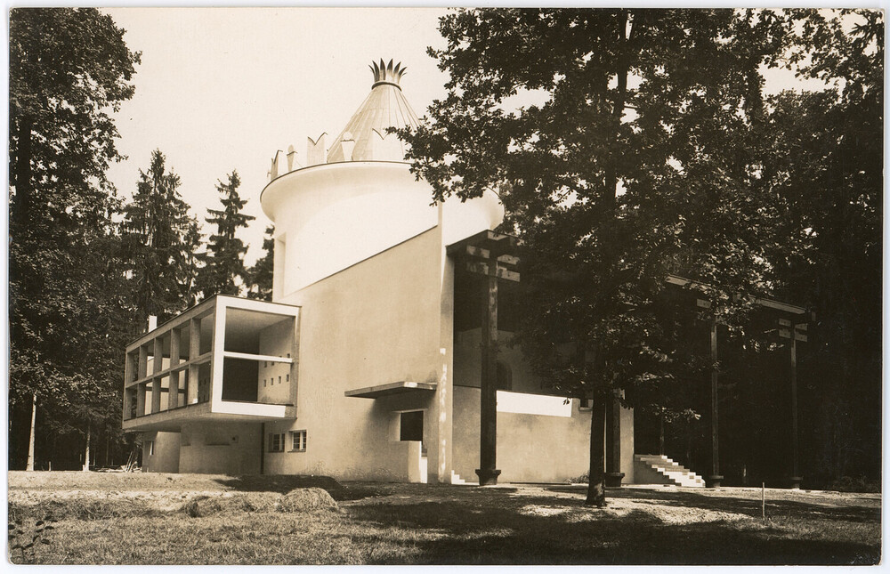 Alte Feuerhalle im Jahr der Fertigstellung