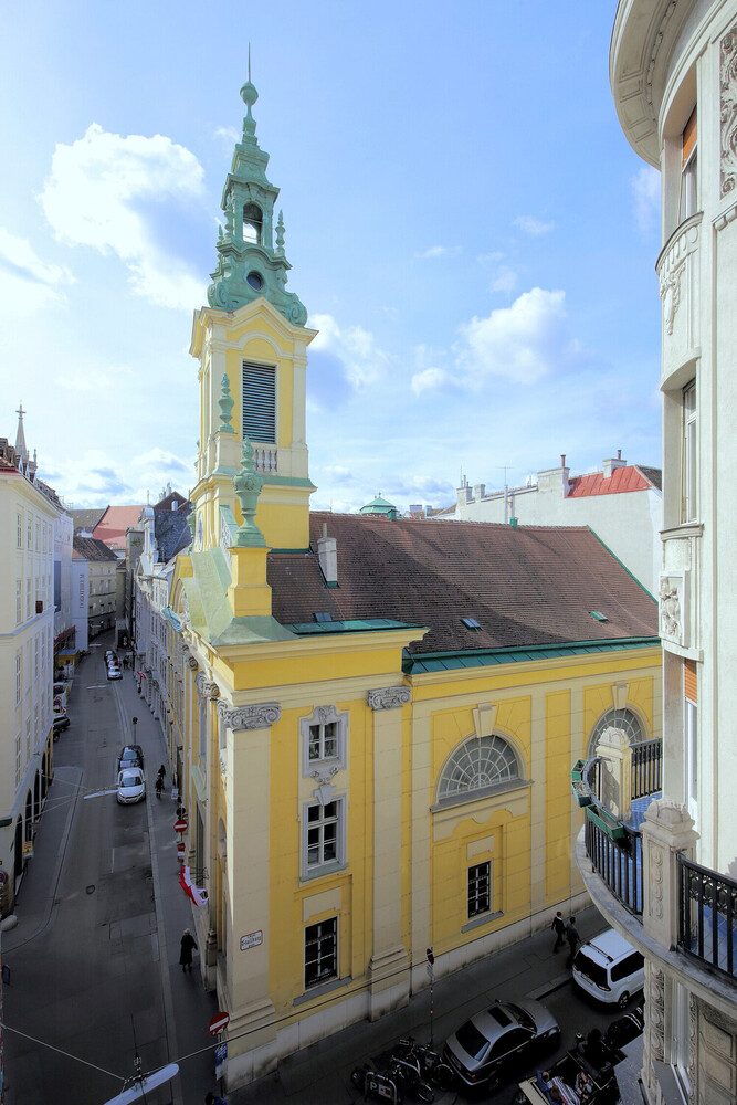 Nordostansicht der Reformierten Stadtkirche